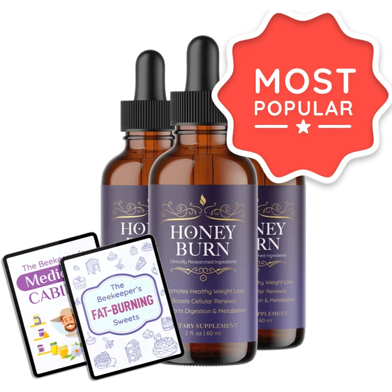 Honey Burn Weight Management Health — 3 Bottle / 90 Day Pack